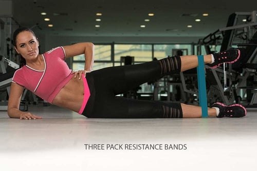 Récupération musculaire et lot de 3 bandes de résistance